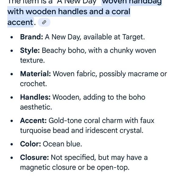 A New Day Macrame Beachy Boho Bag with Jewel Accent - Picture 6 of 6